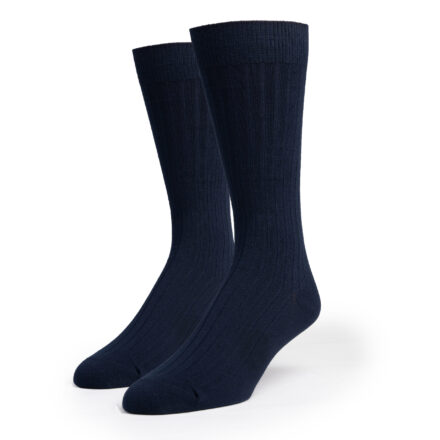 Navy Ribbed